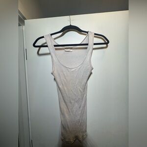 Michael Stars Shimmering Cream Tank Top